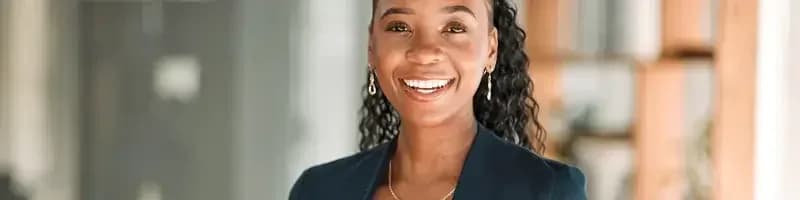 Female attorney smiling