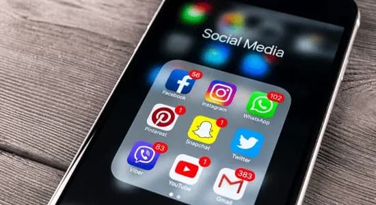 Social media 550x