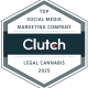 Top Clutch Social Media Marketing Company Legal Cannabis 2025
